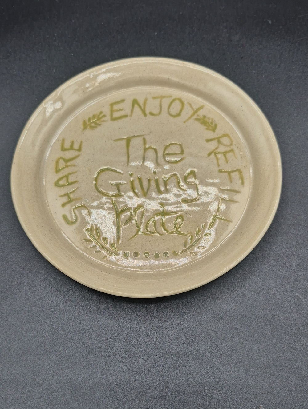 The Giving Plate Pottert Serving Plate